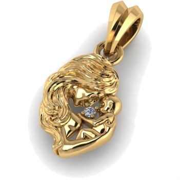 НОВИНКА - Оригинальная подвеска из золота от ювелирной мастерской AltynNur (г. Костанай)