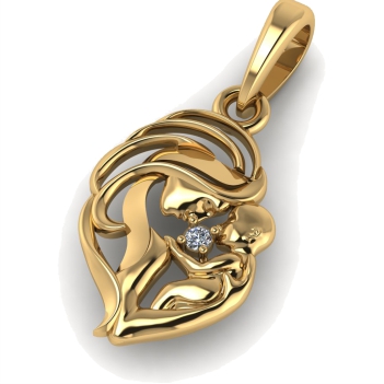 НОВИНКА - Оригинальная подвеска из золота от ювелирной мастерской AltynNur (г. Костанай)