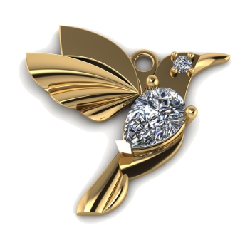 НОВИНКА - Оригинальная подвеска из золота от ювелирной мастерской AltynNur (г. Костанай)