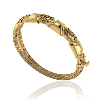 НОВИНКА - Оригинальный браслет B-KR-68 из новой коллекции от ювелирной мастерской AltynNur (г. Костанай)